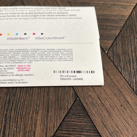 Color Street Nail Polish Strips ~ It’s A Key-per ~ Retired & HTF - Picture 3 of 3